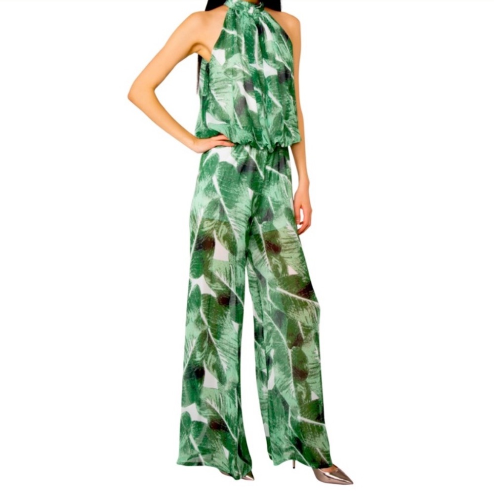 Sentimental New York Jumpsuit in Palm size M